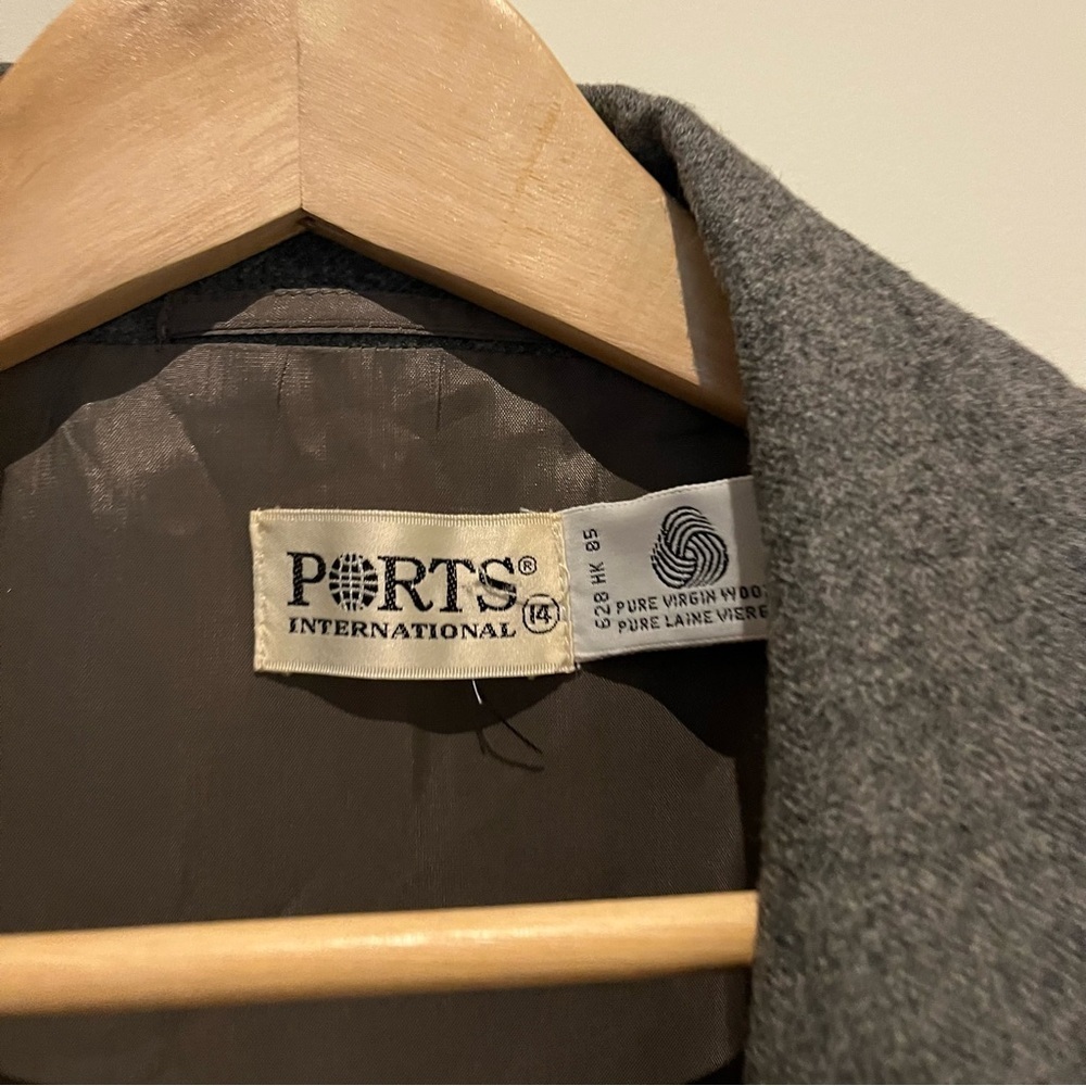 Vintage Pure Wool Menswear/Oversized cut blazer jacket - Picture 4 of 7
